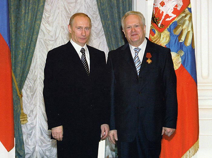 Анатолий Кролл и Владимир Путин