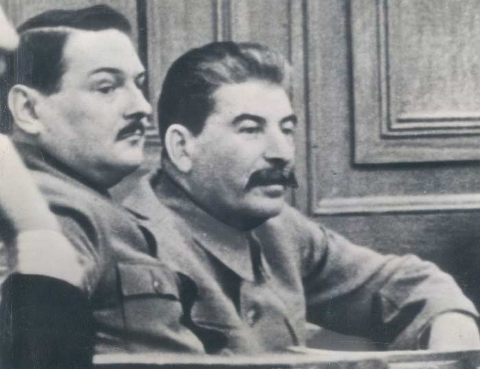 Андрей Жданов и Иосиф Сталин