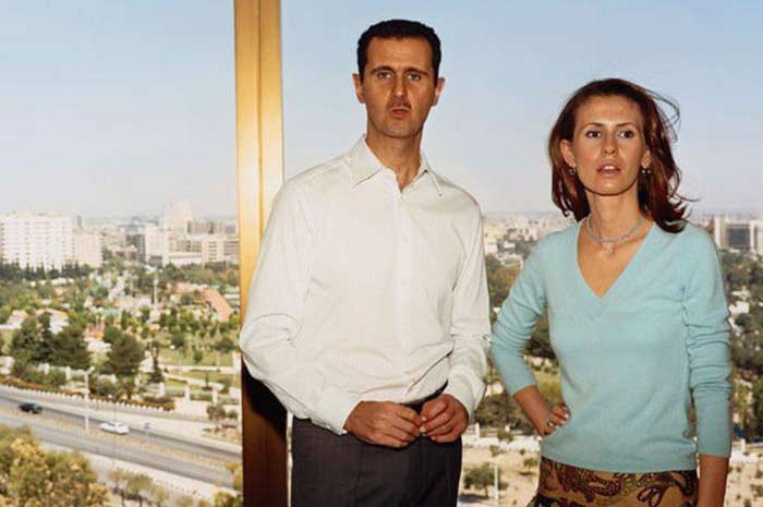 Башар Асад с женой 3