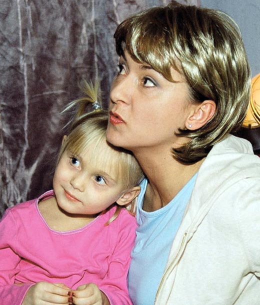 Дарья Клюшкова с дочерью