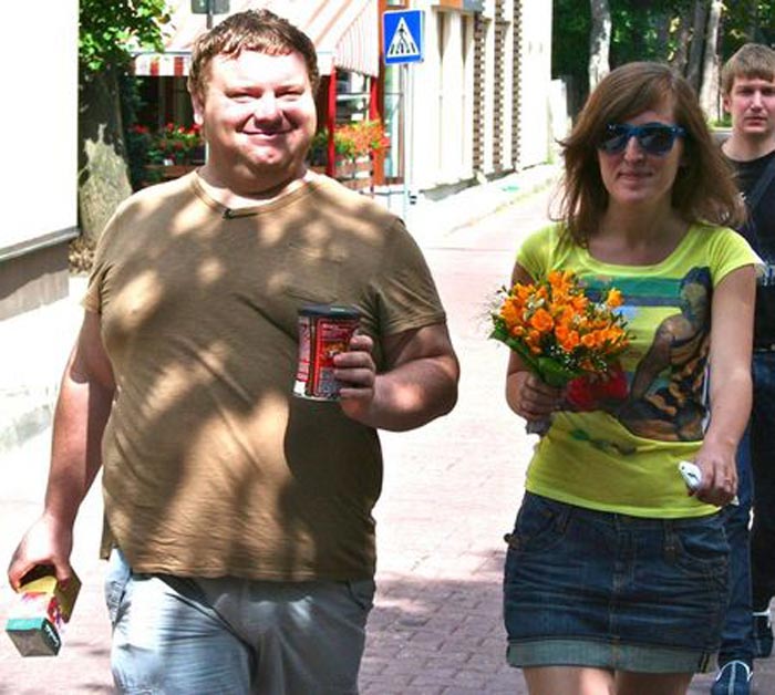 Дмитрий Колчин и жена Лариса 2
