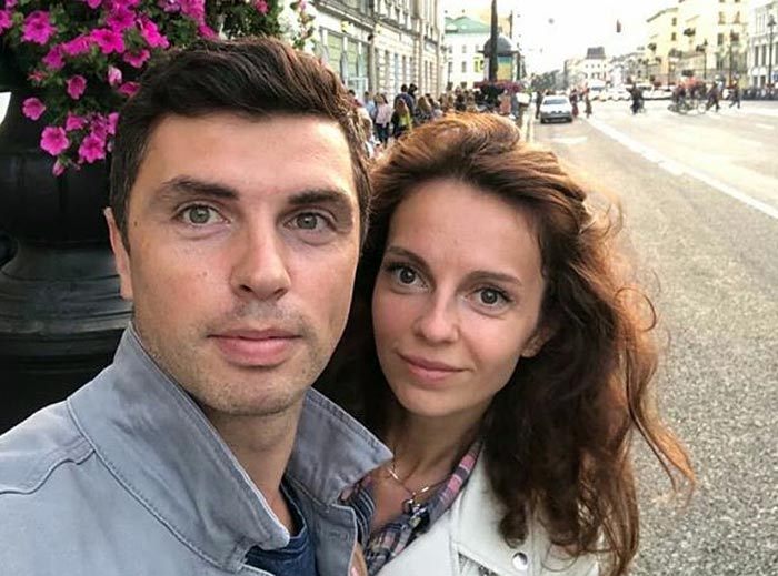 Дмитрий Малашенко и жена Екатерина Говоркова