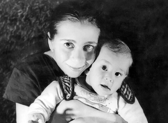 Елизавета Глинка и сын Константин