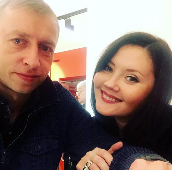 Екатерина Двигубская и муж Александр Быков