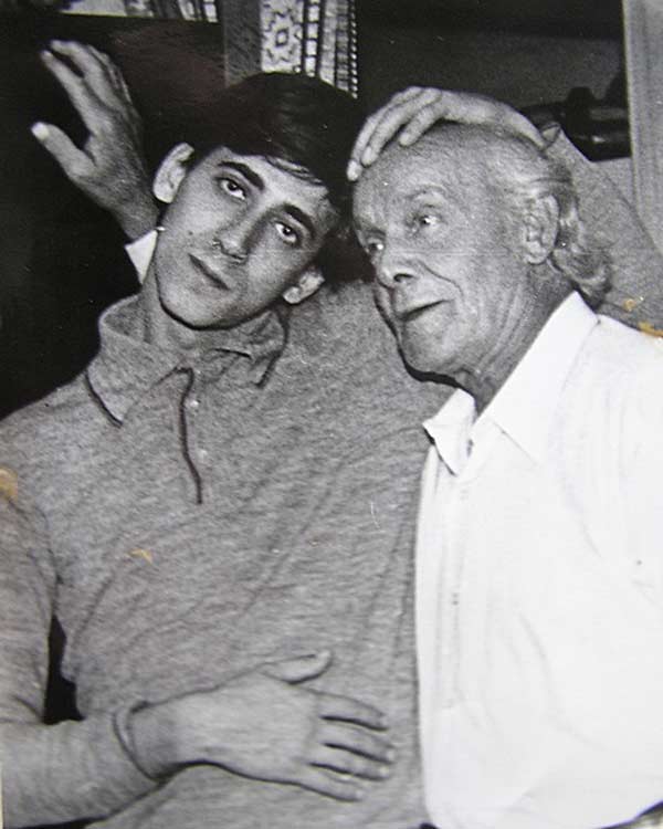 Евгений Дворжецкий с отцом Вацлавом Дворжецким