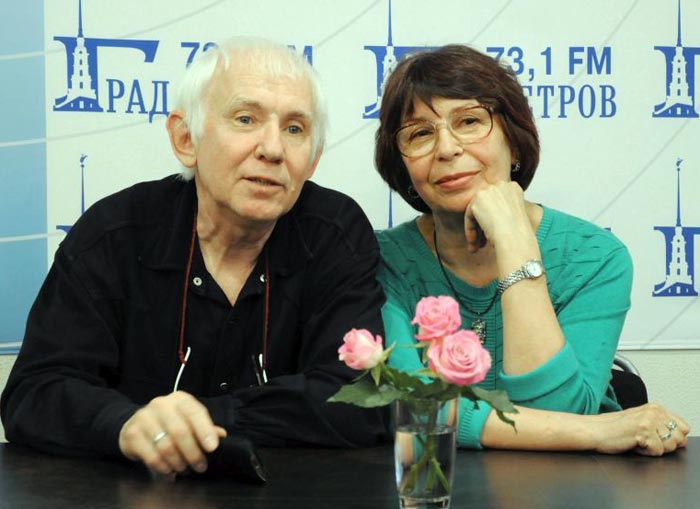 Георгий Корольчук и жена Ольга Исаковская