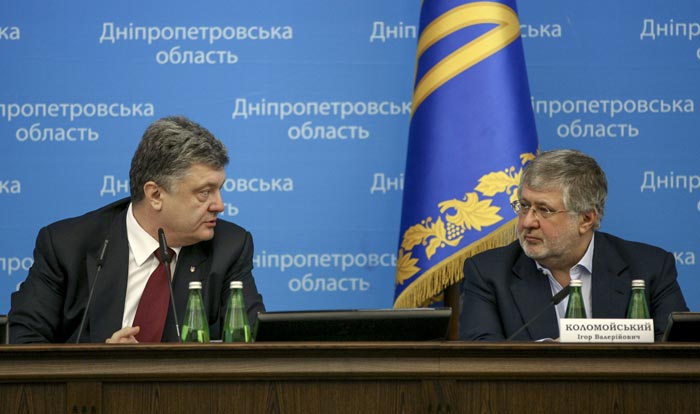 Игорь Коломойский и Петр Порошенко