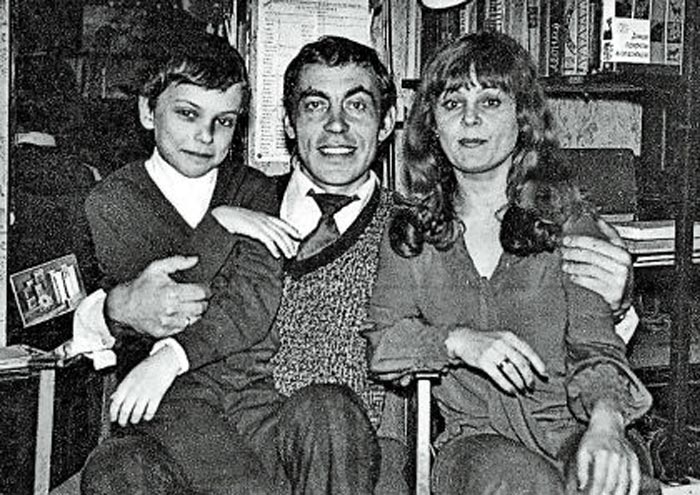 Ирина Асмус и Михаил Сычев с сыном Андреем