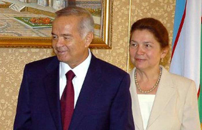 Ислам Каримов с женой Татьяной