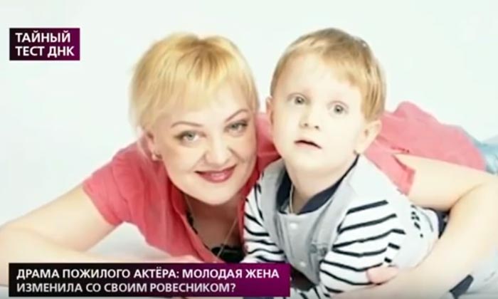 Ирина Фролова и сын Максим