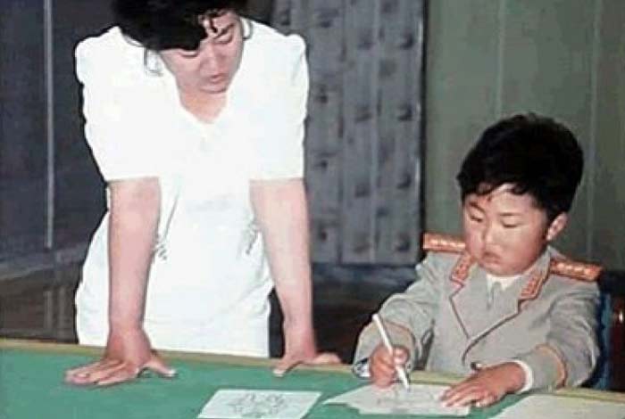 Ким Чен Ын в детстве