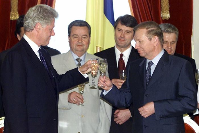 Леонид Кучма и Билл Клинтон