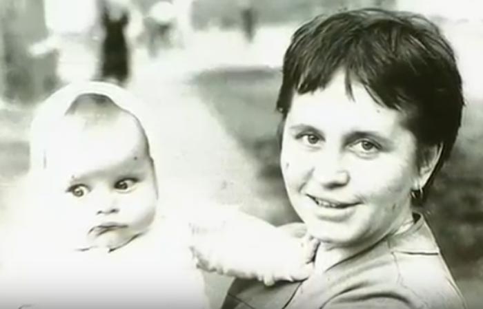 Людмила Гнилова и сын Михаил