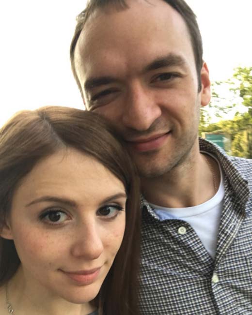 Лора Горбунова и муж Семен