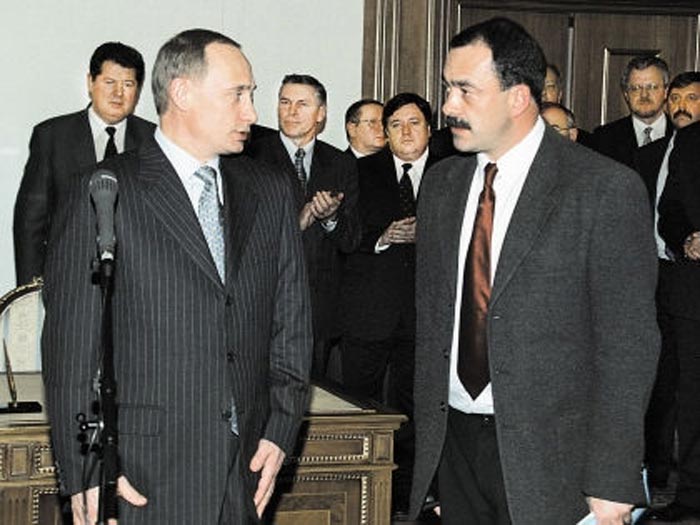 Михаил Кожухов и Владимир Путин