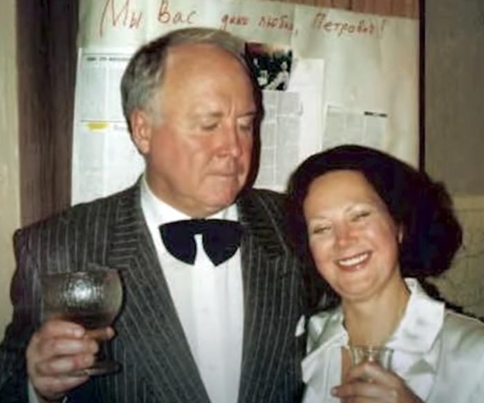 Михаил Любимов и жена Татьяна