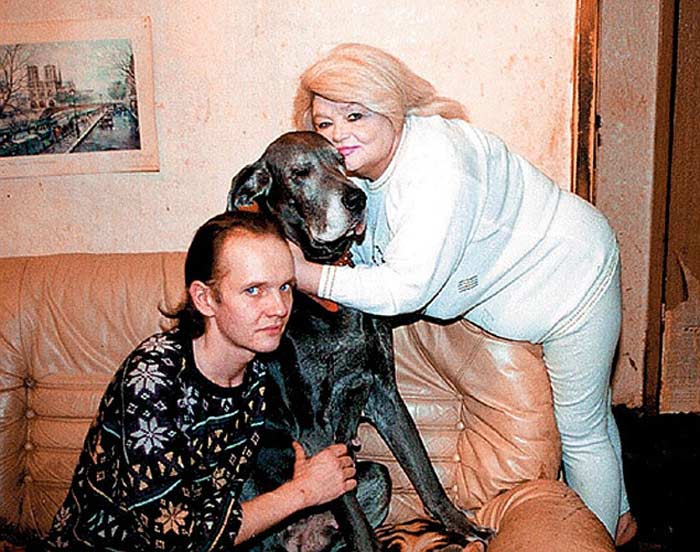 Наталья Кустинская с сыном Дмитрием