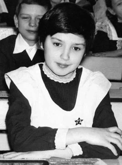 Оксана Марченко в школьные годы