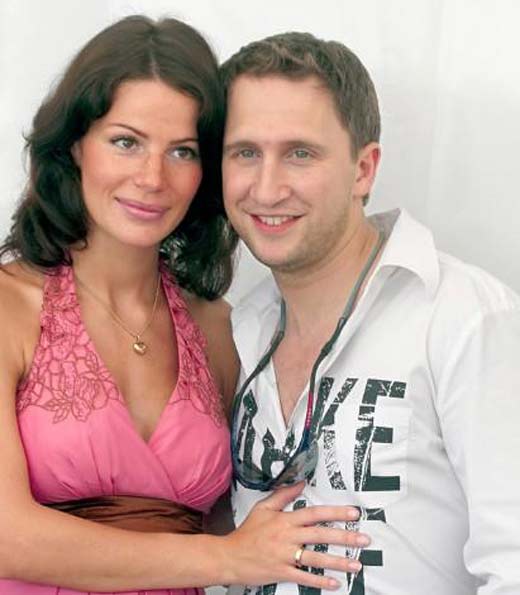 Оскар Кучера и жена Юлия