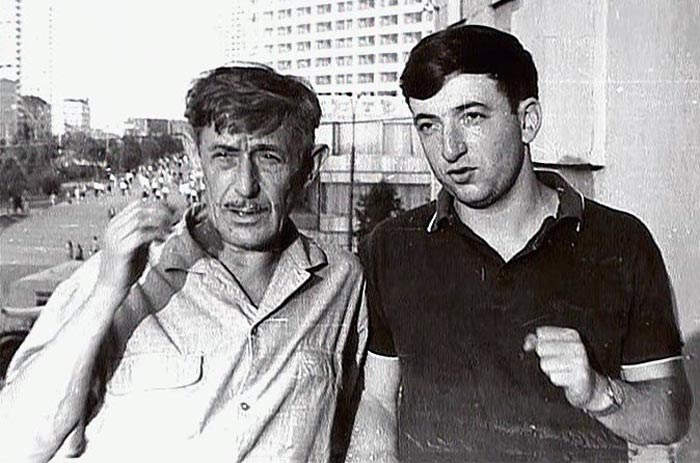 Павел Лунгин в молодости с отцом