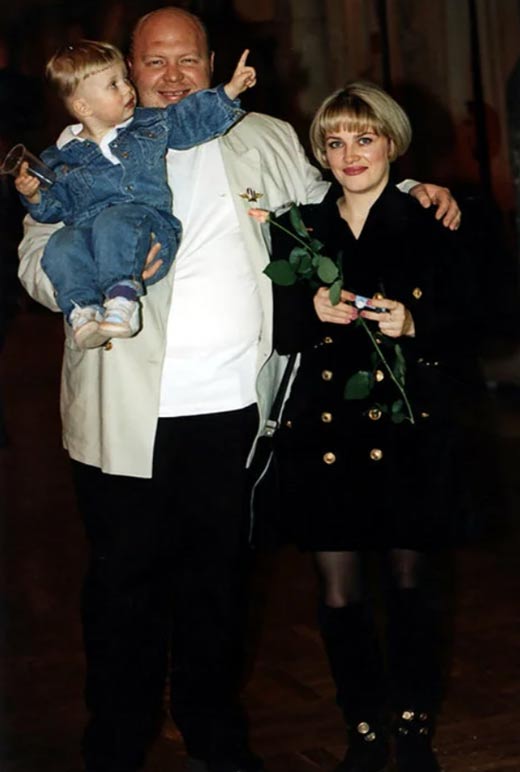 Сергей Крылов с женой и сыном