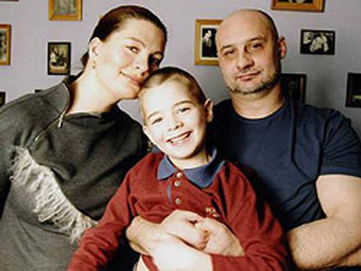 Сергей Говорухин с женой Верой и сыном Василием