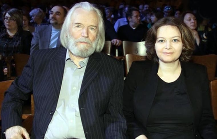 Станислав Любшин и жена Ирина Корнеева