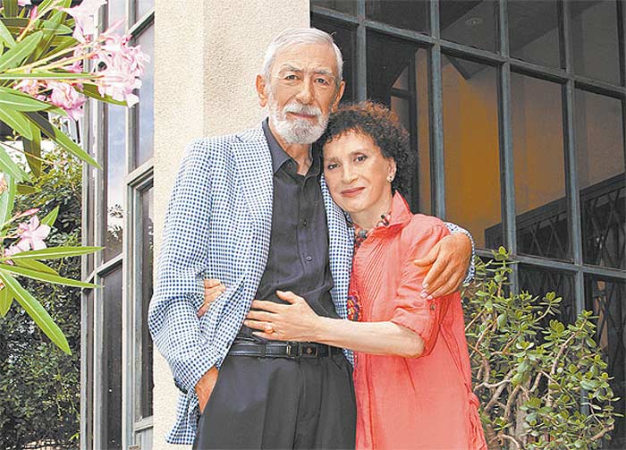 Вахтанг Кикабидзе и жена Ирина Кебадзе 2