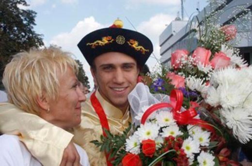 Василий Ломаченко с мамой