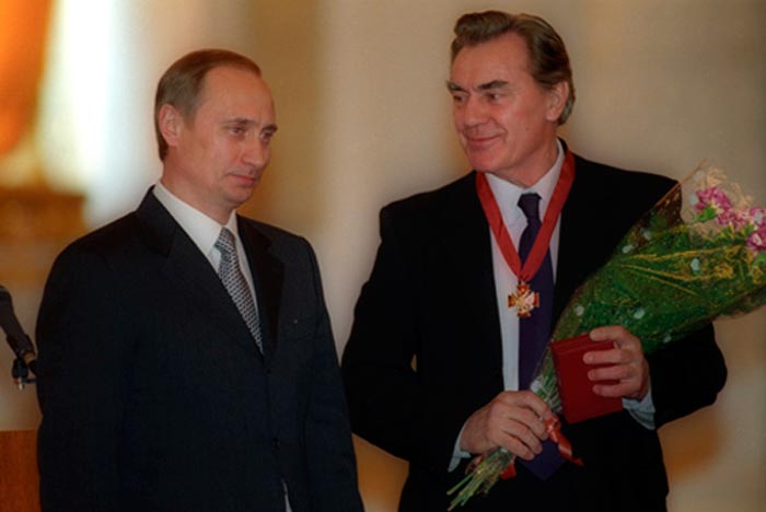 Виктор Коршунов и Владимир Путин