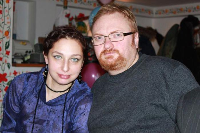Виталий Милонов и Ева Либуркина