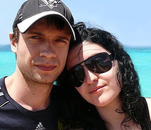 Александр Третьяков и жена Анастасия