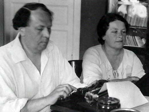 Алексей Толстой и третья жена Наталья Крандиевская