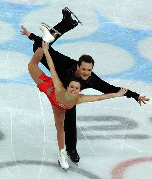 Алексей Тихонов и Мария Петрова на льду 2