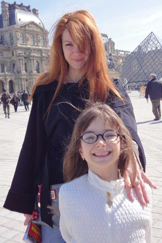Алиса Яровская и дочь Соня