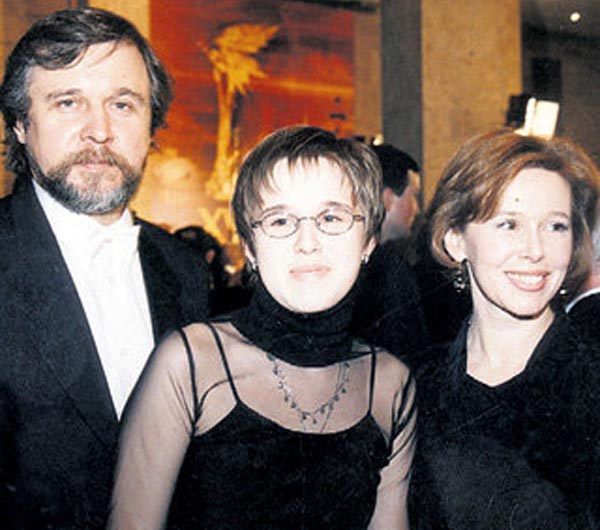 Андрей Эшпай и Евгения Симонова с дочерью Марией