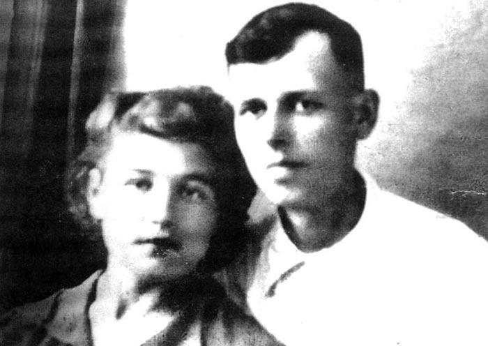 Андрей Сахаров и первая жена Клавдия Вихирева