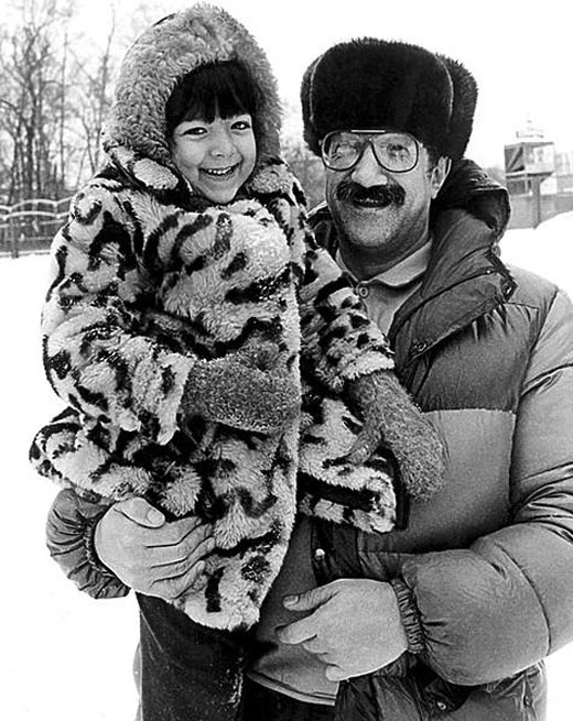 Артур Чилингаров и дочь Ксения