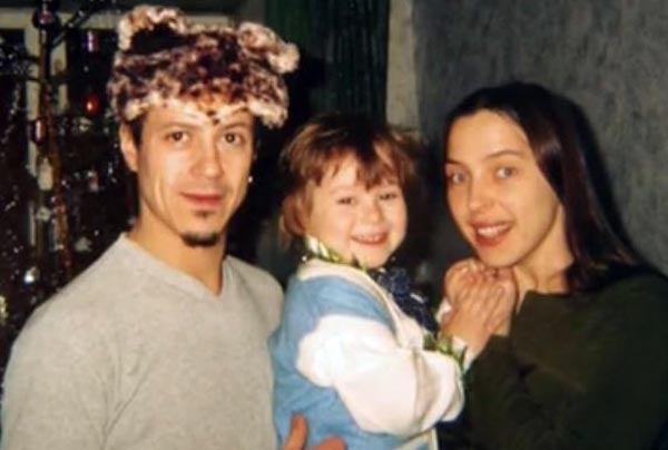 Борис Хвошнянский с первой женой Ольгой и сыном