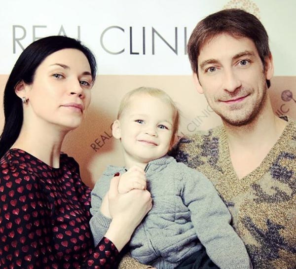 Екатерина Стеблина и Артем Ткаченко с сыном