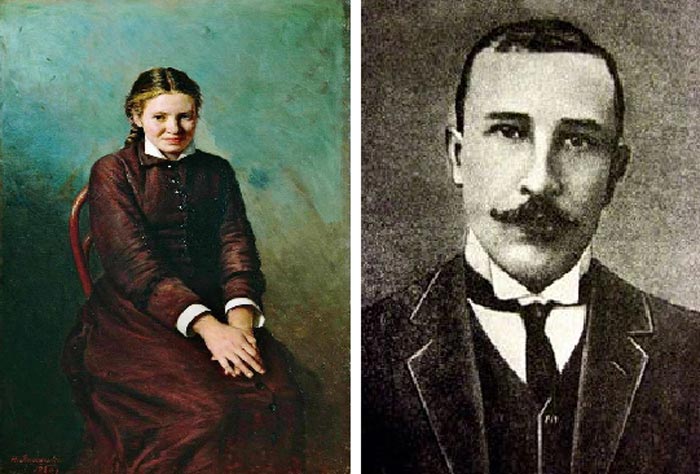 Вера Успенская и Борис Савинков