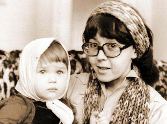Ядвига Поплавская и дочь Анастасия