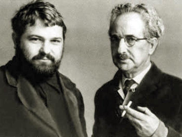 Юлиан Семенов с отцом
