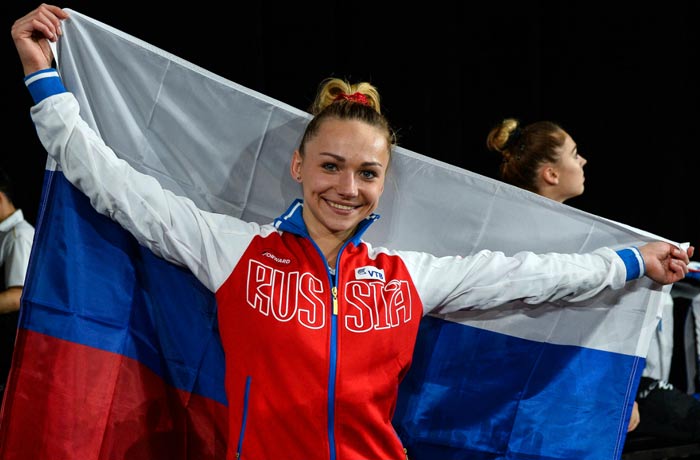 российская гимнастка Мария Пасека