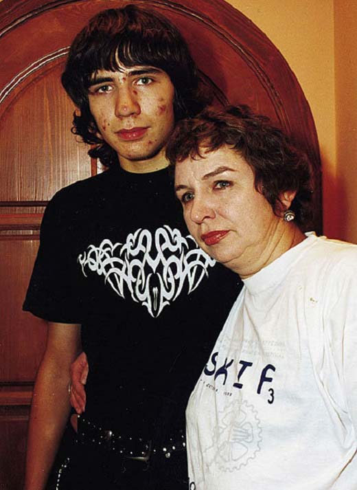 Марианна Цой и сын Александр