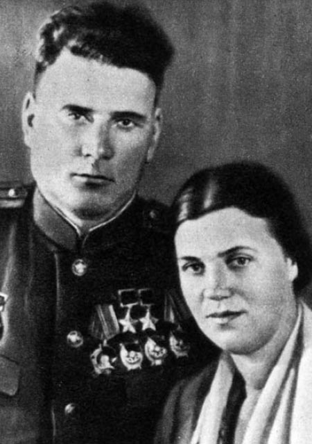 Иван Якубовский и жена Зинаида