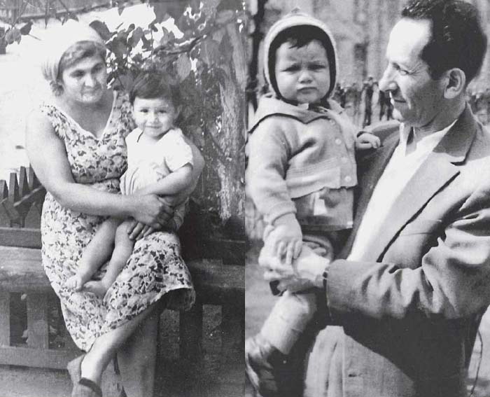 Михаил Турецкий в детстве с родителями