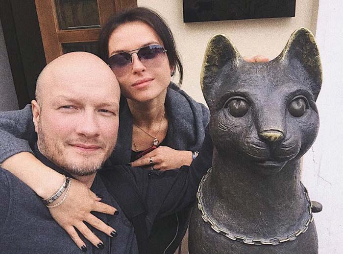 Никита Панфилов и жена Ксения Соколова