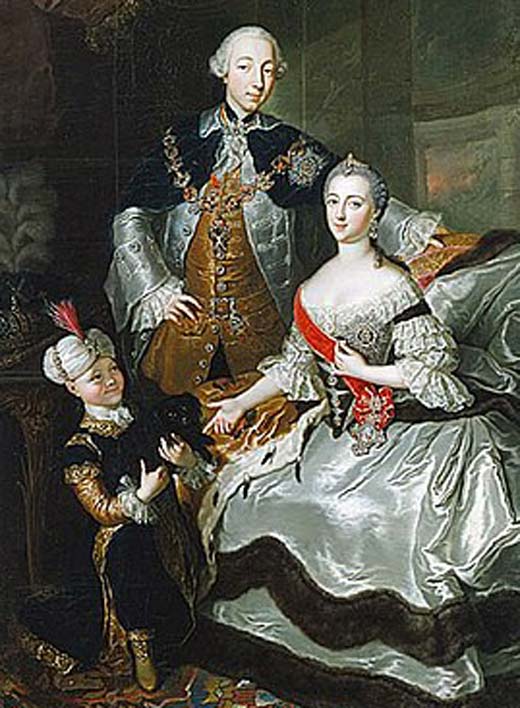 Петр III и Екатерина II 3