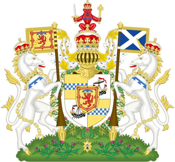 герб принца Чарльза как герцога Ротсейского